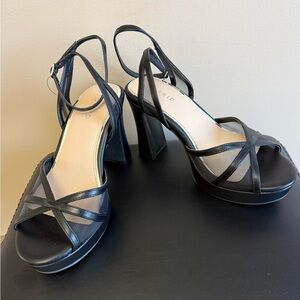 Platform Block Heel Sandal